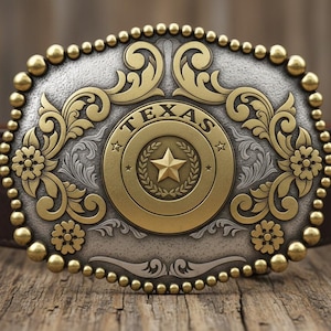 Texas Scrollwork Pattern Belt Buckle Engraving File (Digital Download)