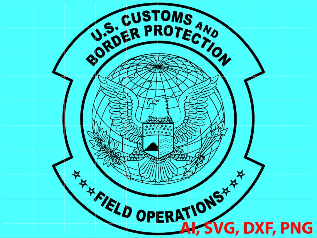 CBP Field Operations Badge Vector Logo (digital) - Etsy