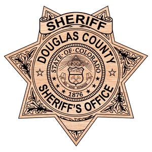 Douglas County Sheriff Badge, Logo, Seal, Custom, Ai, Vector, SVG, DXF, PNG, Digital