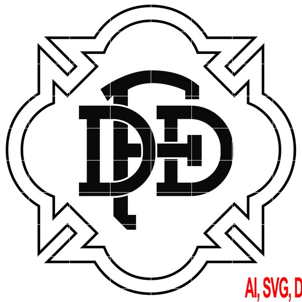 Dallas Fire Rescue Badge Vector Art