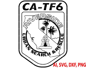 Riverside Rescue SVG | Urban Search DXF | Task Force PNG