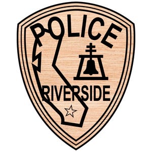 Riverside Police Badge Vector Logo (Digital)