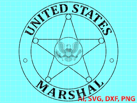 US Marschall Abzeichen, Logo, Siegel, Individuell, Ai, Vektor, SVG