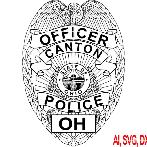 State of Ohio Police Officer Badge