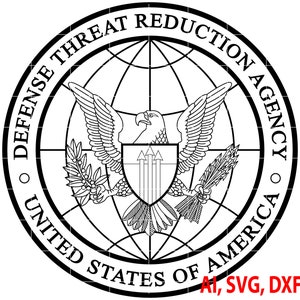 Defense Threat Reduction Agency United States of America Badge, Logo, Seal, Custom, Ai, Vector, SVG, DXF, PNG, Digital