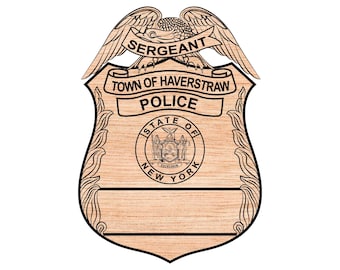 Logotipo vectorial de la insignia de la policía de Haverstraw, NY (archivos digitales)
