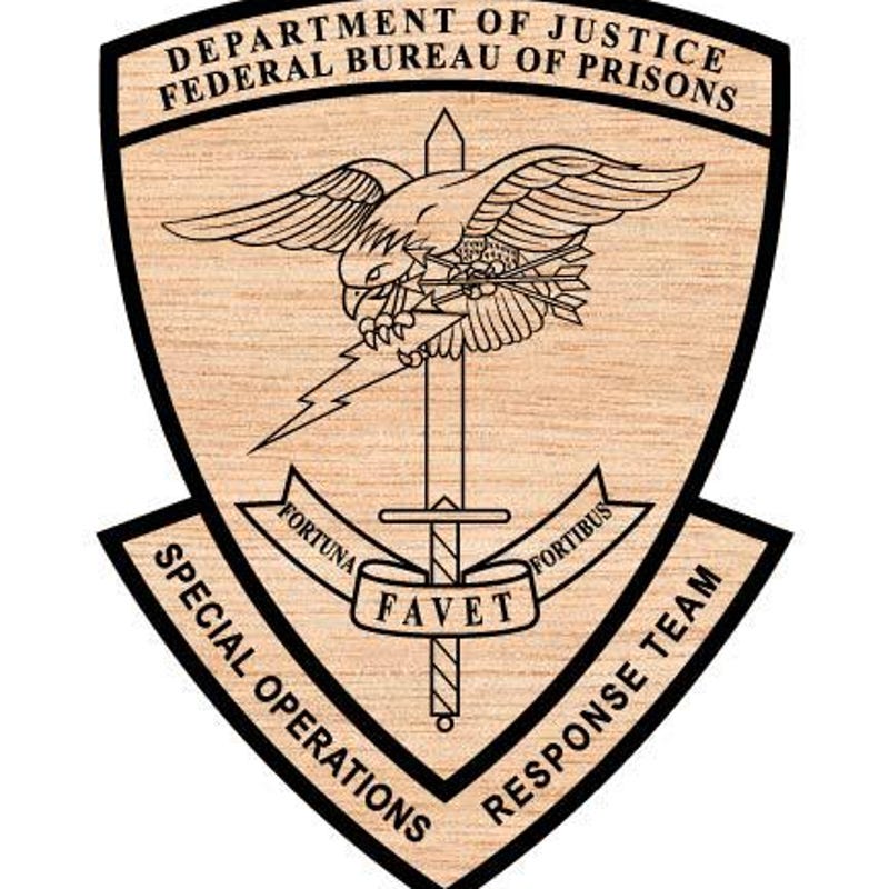 Federal Bureau of Prisons Badge - Etsy