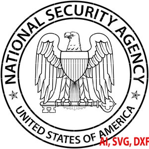 United States National Security Agency Badge, Logo, Seal, Custom, Ai, Vector, SVG, DXF, PNG, Digital