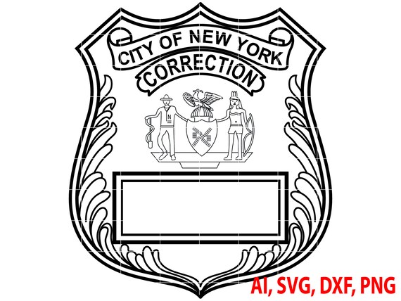 City of New York Correction Officer Badge, Logo, Seal