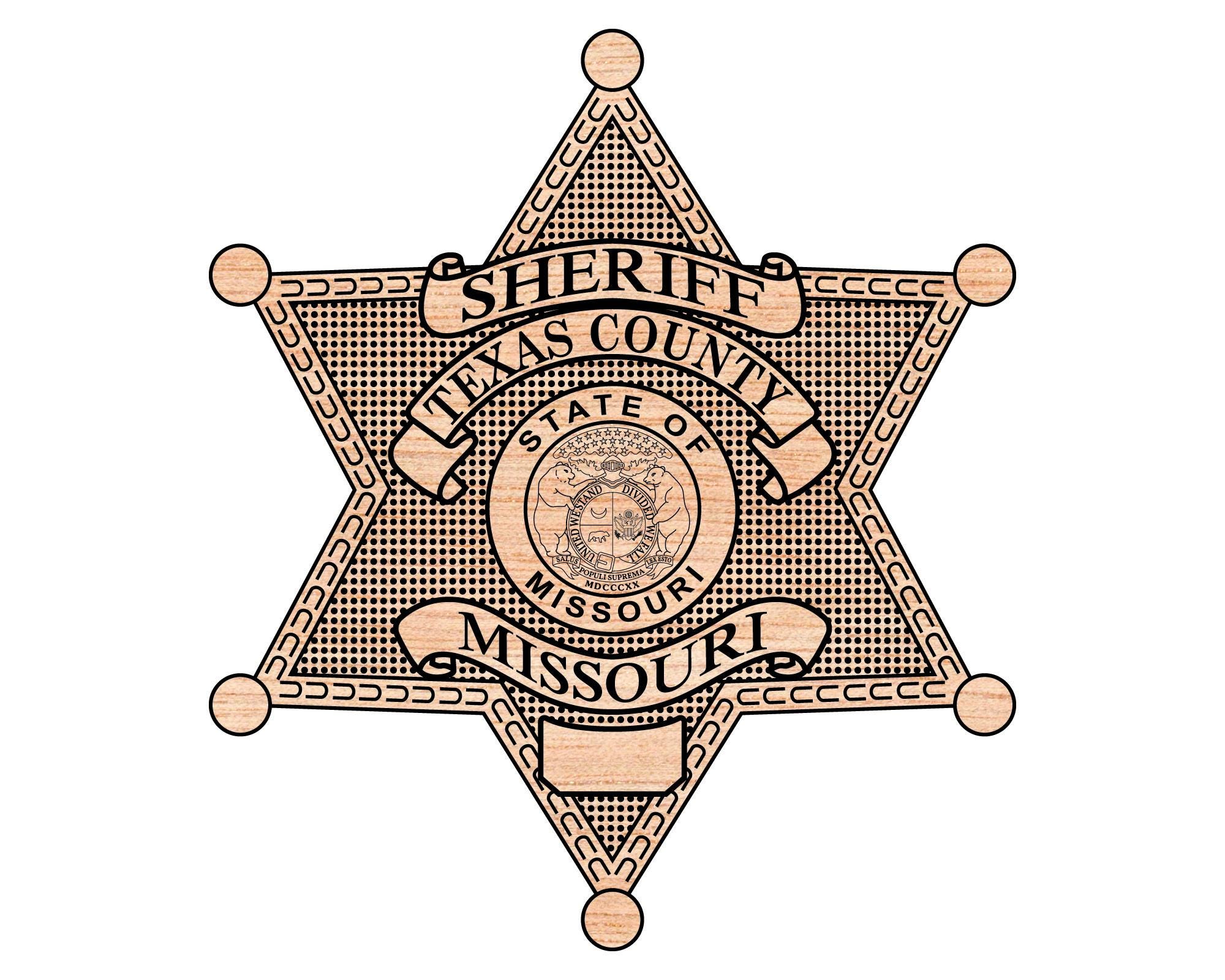 197.アメリカ　保安官バッジ　ミズリー州　クロウフォード郡　保安局　巡査部長 il_fullxfull.7394474679_5apt.jpg