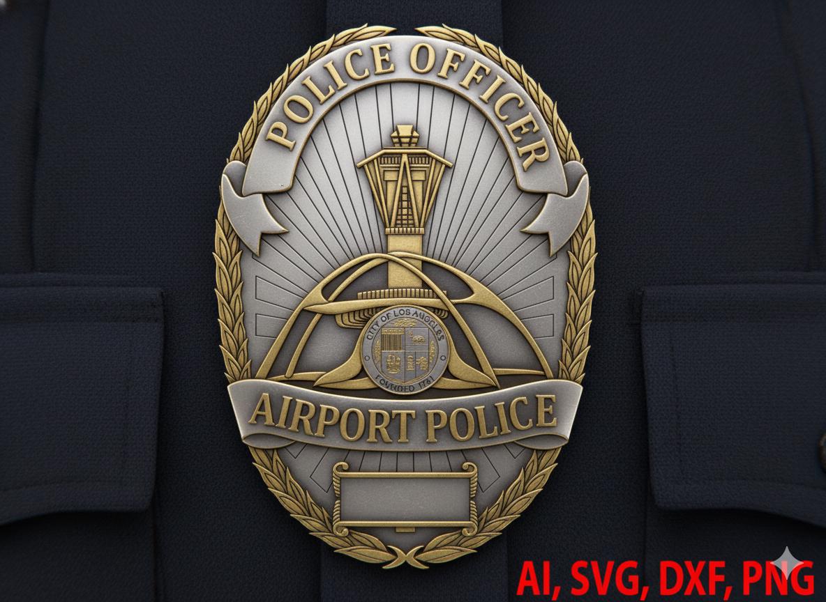 フロリダ州ペンサコーラ市警察バッジ 空港警察バッジ、ロサンゼルス市ロゴ（デジタル） - Etsy 日本