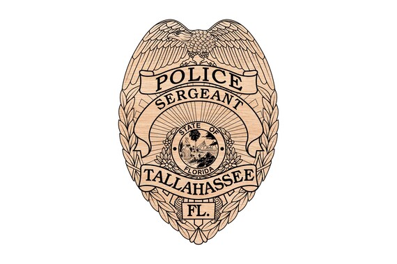 Tallahassee Police Sergeant Badge SVG Vector (digital Download) - Etsy