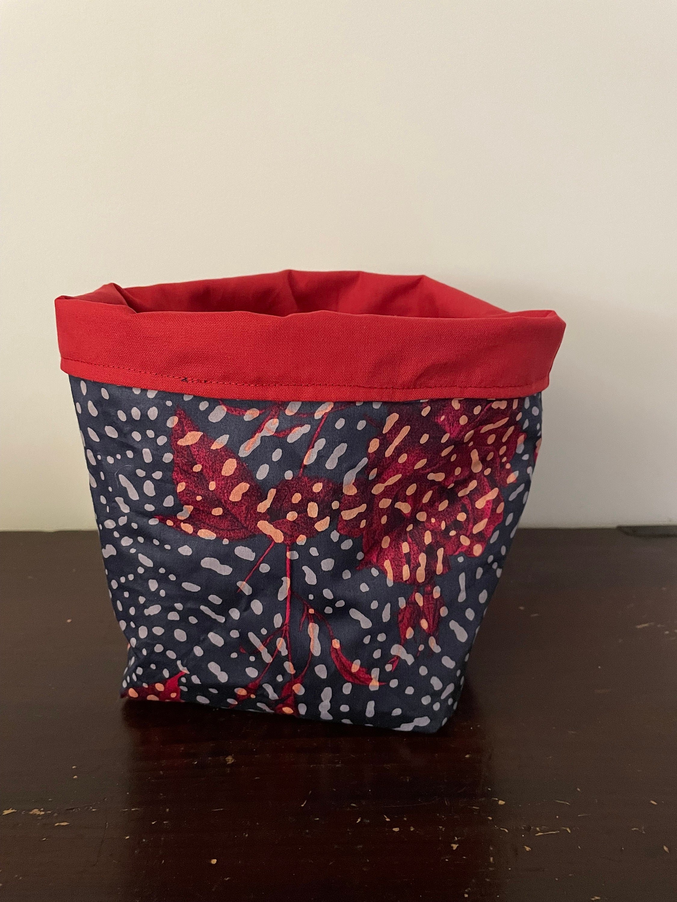 Panier en Tissu Réversible | Hauteur 18 cm