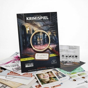MAGNIFICUM Crime Game: The Banquet - Part 2 - The Curse of the Diamond of Ramanpur | Board Game & Escape Room Game | Crime Adventure