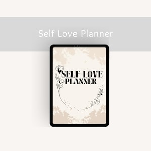 Master Wiederverkaufsrechte Mockup | Planer Selbstliebe | PLR Digital Produkte | PLR + MRR | Etsy Shop Vorlage | Canva Vorlagen | D.one Für Sie