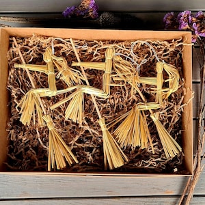 Witch on Broom Ornament