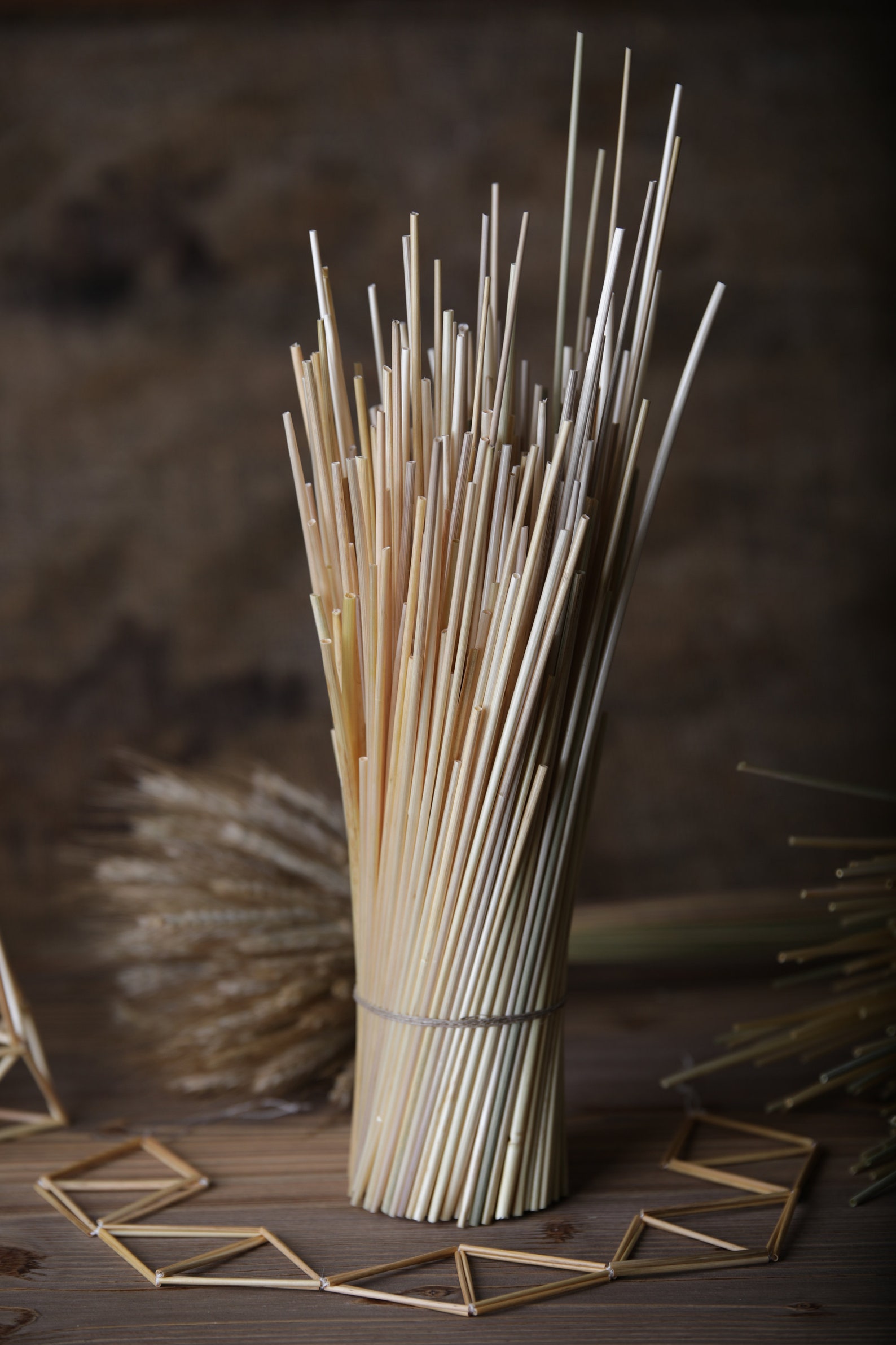 Rye Straws for Handcrafts / Natural Thread, Needle /splitter - Etsy