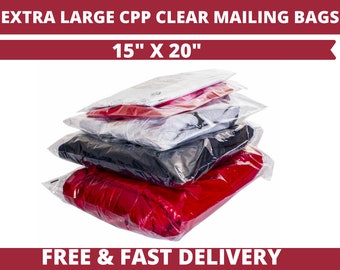 large cellophane christmas bolsas