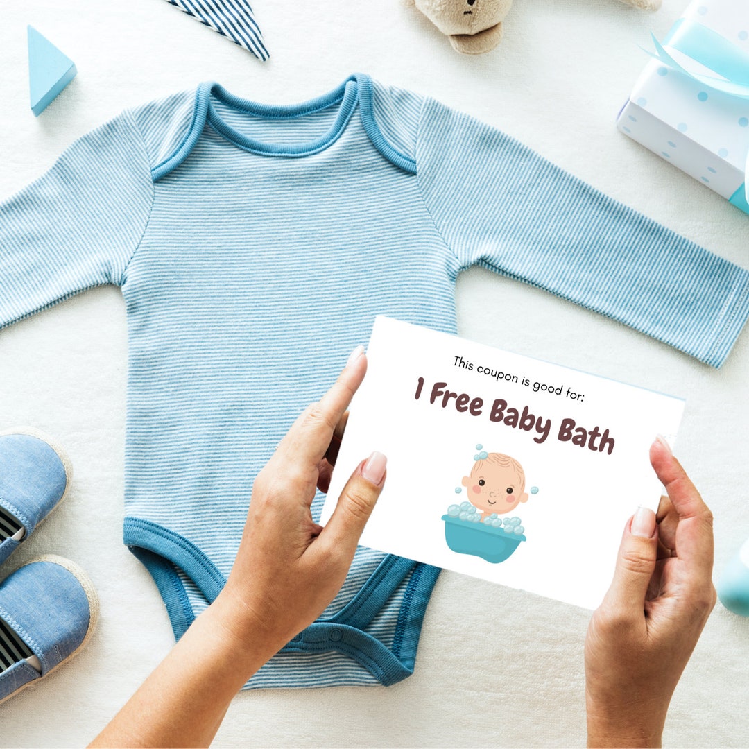New Mom Coupon First Time Mom Printable Coupon Baby Shower Etsy