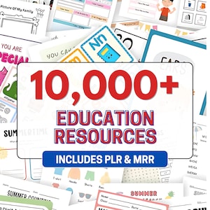 Learning Resources Mega Bundle Master Resell Rights Education For Teachers, Coloring Books Worksheets For Kids Activities Tracing Activities