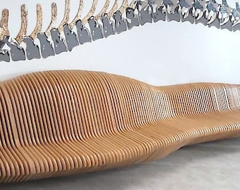 Parametric bench for exclusive interiors