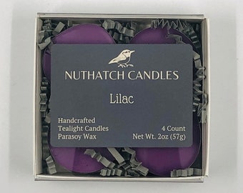 Lilac Tealights 4 Count