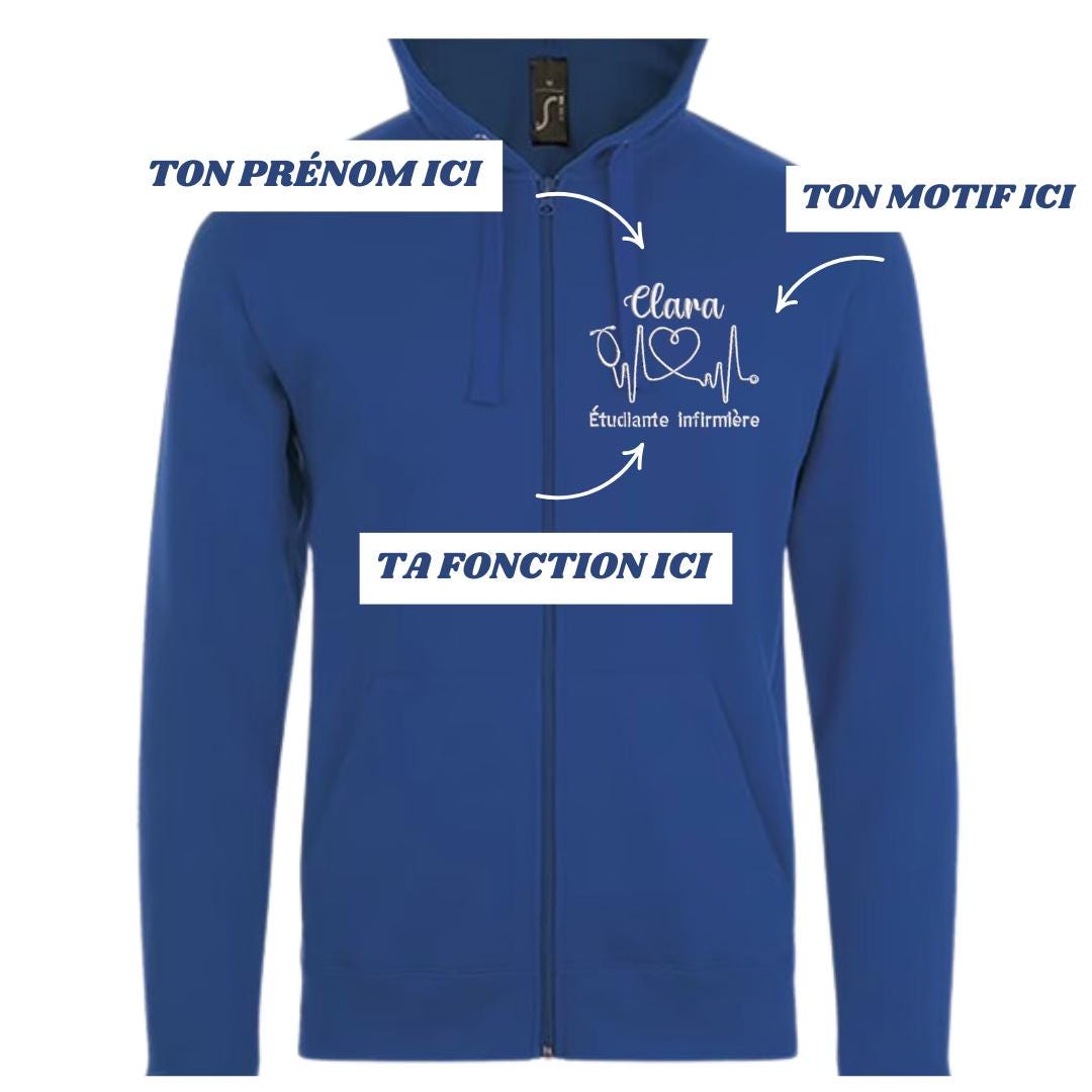 Sweat à Capuche Azat Mard Noir - Logo Brodé - Taille M - Neuf Avec étiquette