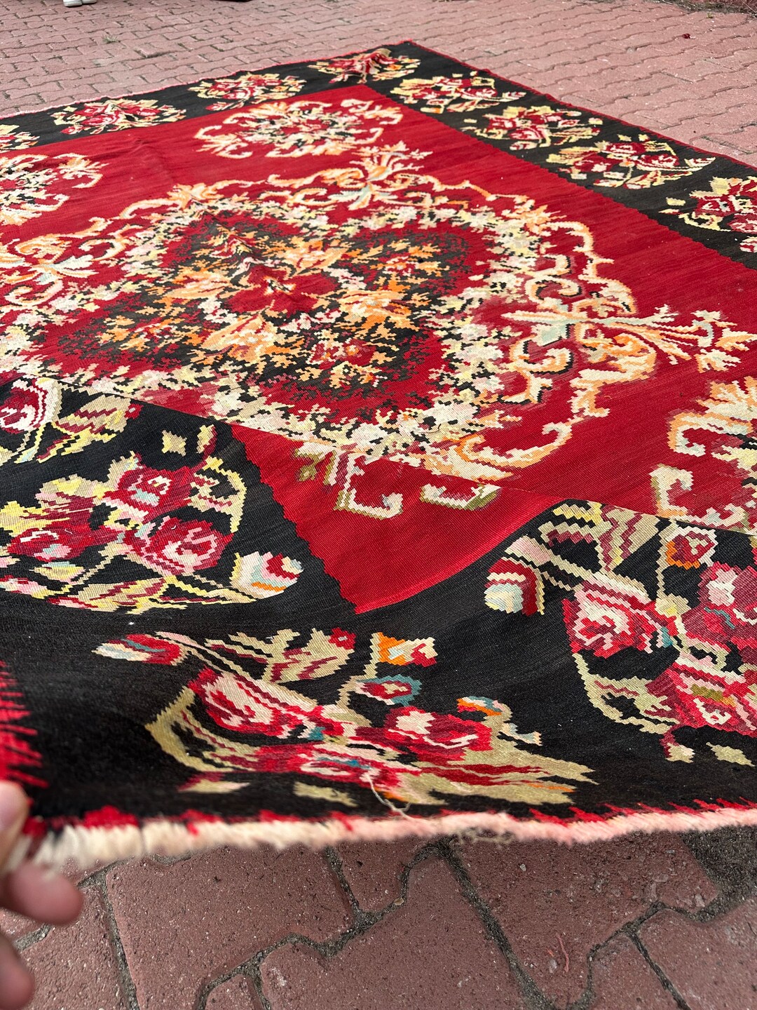 Oversize Turkish Rug,large Area Rug,8x11 Vintage Oversize Rugs for ...