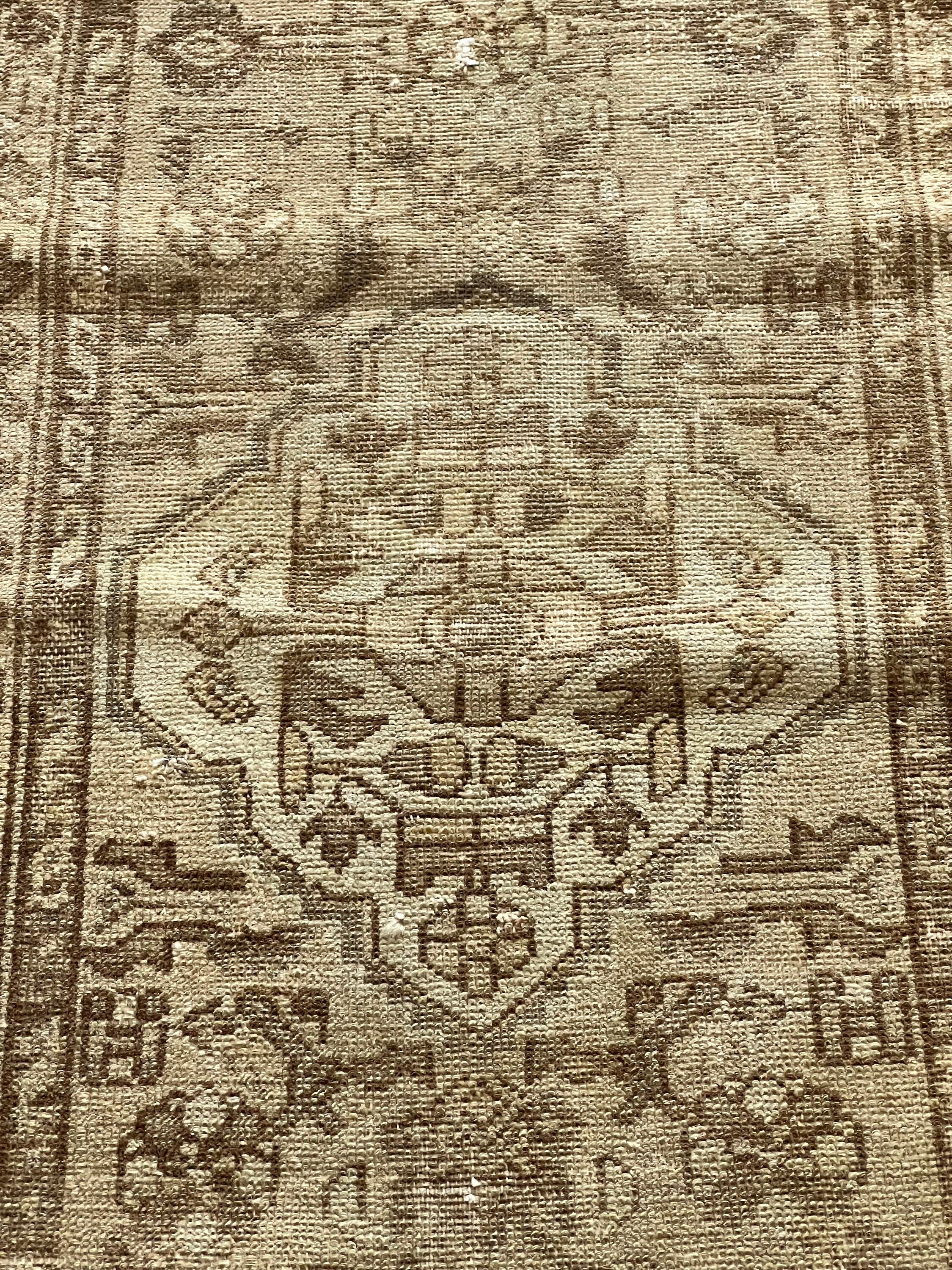 Muted Pattern Rug 2x8 Mute Colors Antique Runner Rug, Handmade Anatolian Runner Rug ...