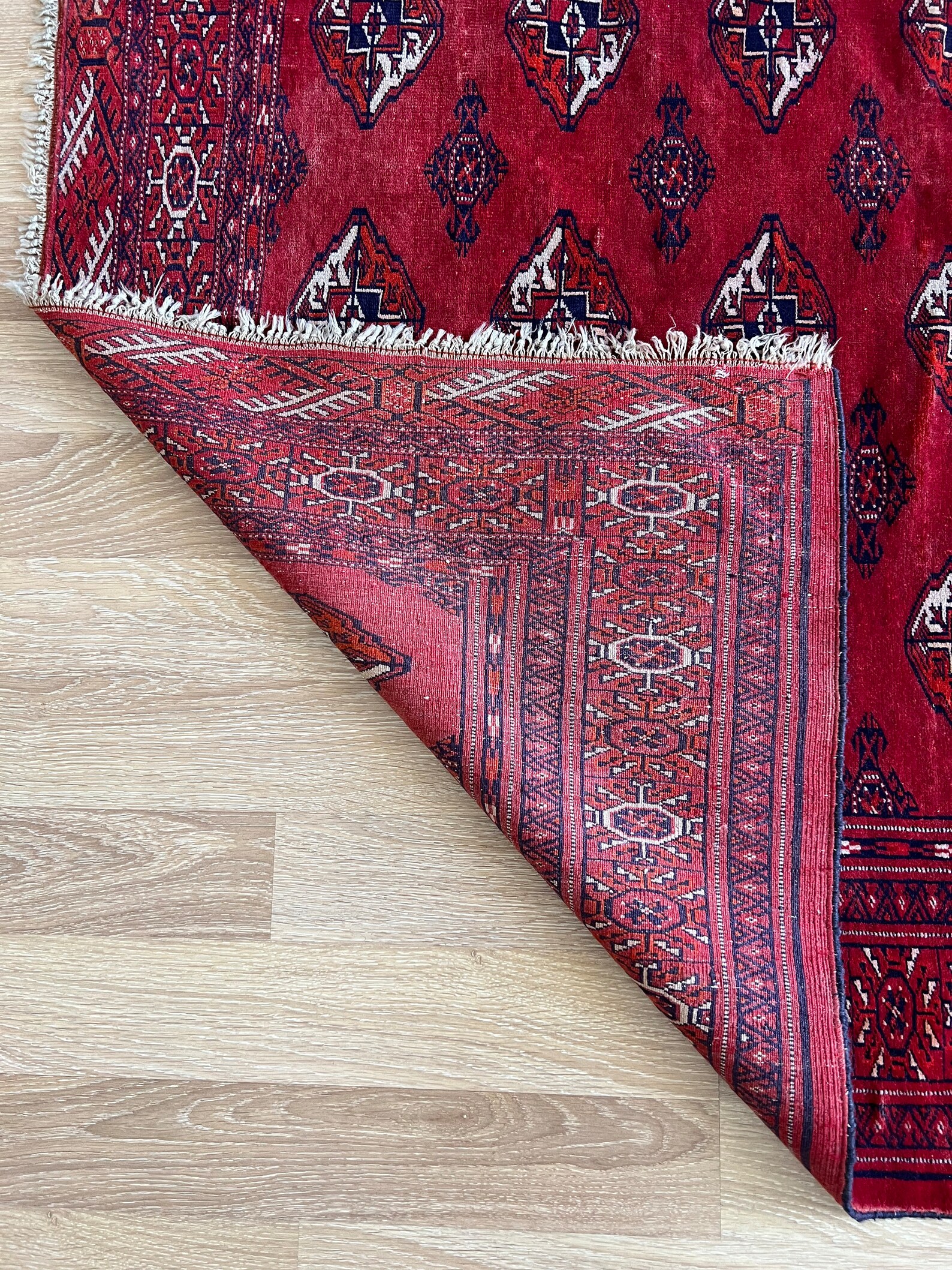 4x5 Vivid Red Colour Vintage Rug,antique Handmade Rug,anatolian Carpet ...