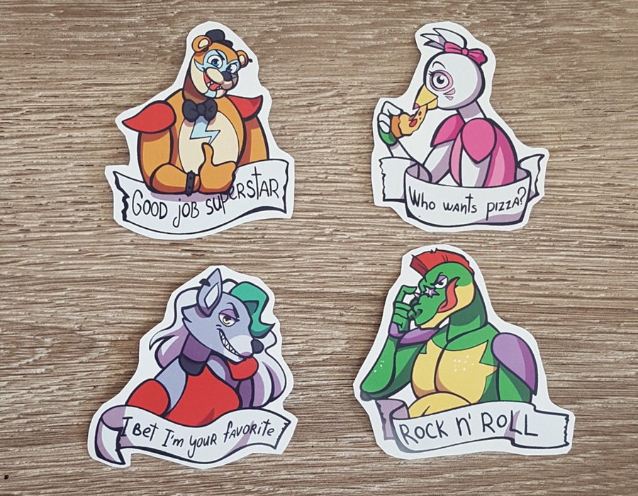 FNAF Security Breach Quotes Stickers Etsy