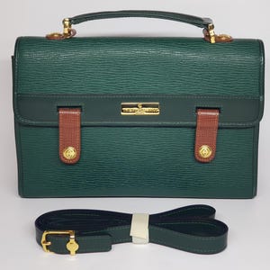 Philippe CHARRIOL Vintage Emerald Green PARIS Sling LEATHER Philippe CHARRIOL Vintage Emerald Green PARIS Sling LEATHER