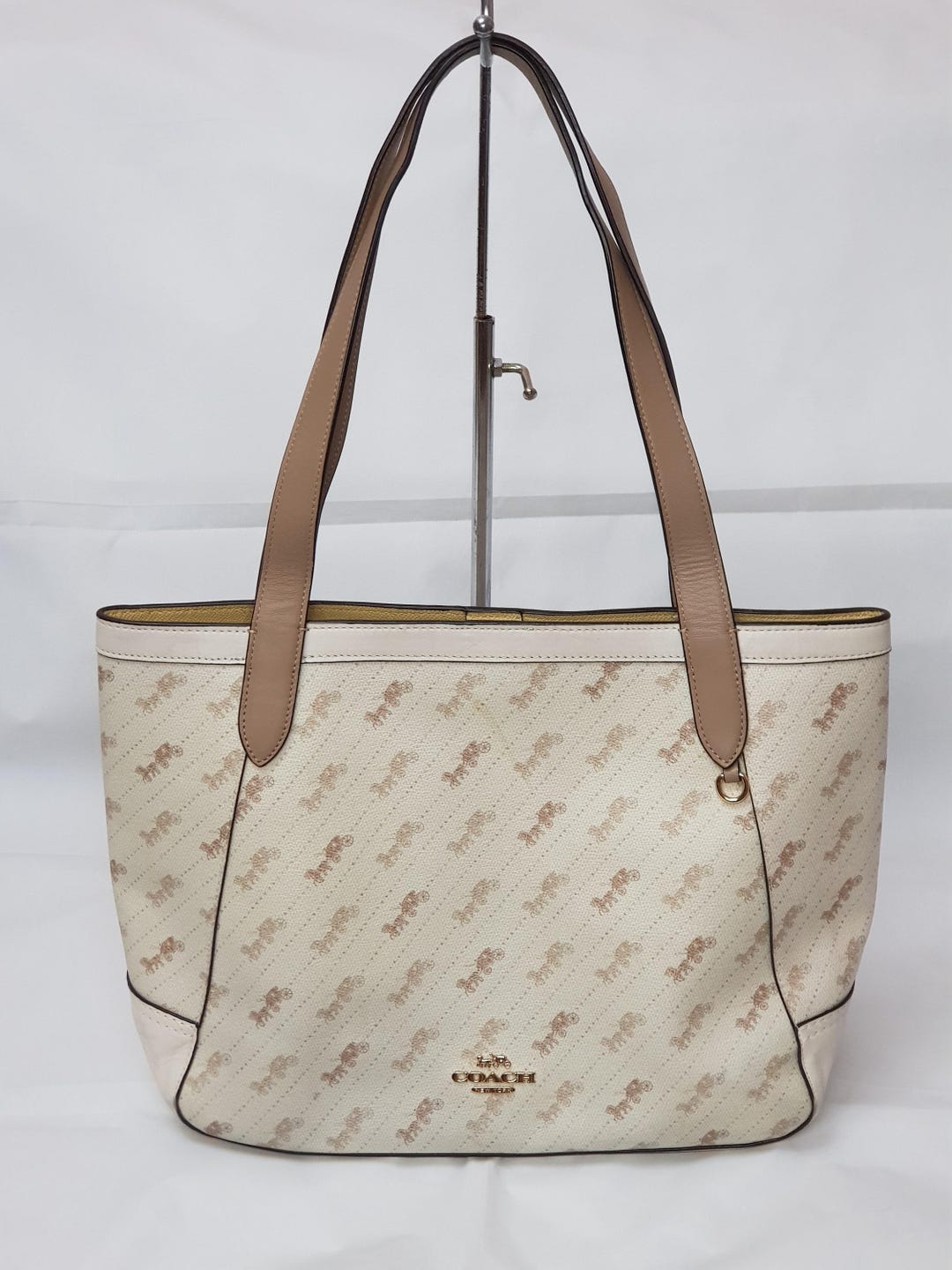 Coach Tote Bag With Horse and Carriage Print, 40x26x12 Cm. - Etsy