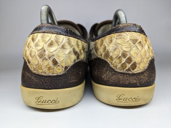 Vintage rare monogram Gucci Women's sneakers, pyt… - image 4