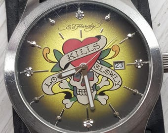 Ed Hardy Skull Herren Uhr Watch, GL-LK11724 - Etsy