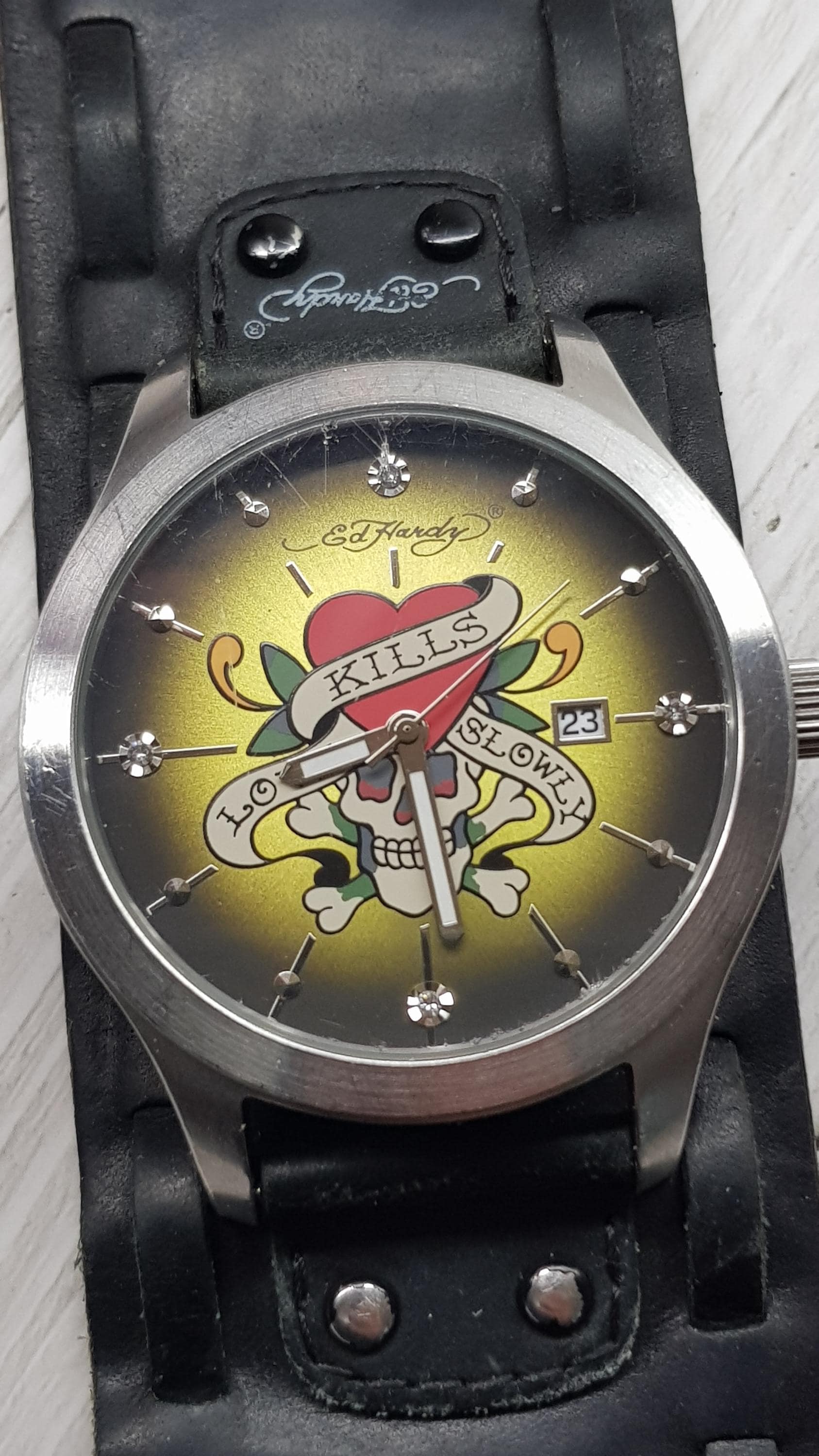 Ed Hardy Skull Herren Uhr Watch, GL-LK11724 - Etsy