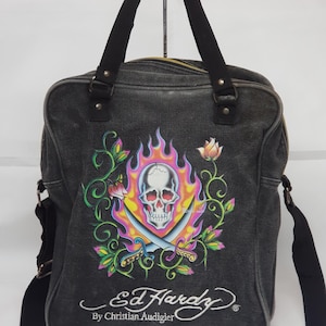 Vintage Ed Hardy Bag - Etsy Canada