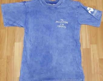 Vintage 80's Playbill Phantom of Opera T-shirt, medium blue, Melbourne, Australia