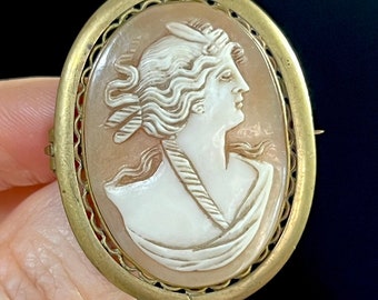 Broche camée ancienne rare