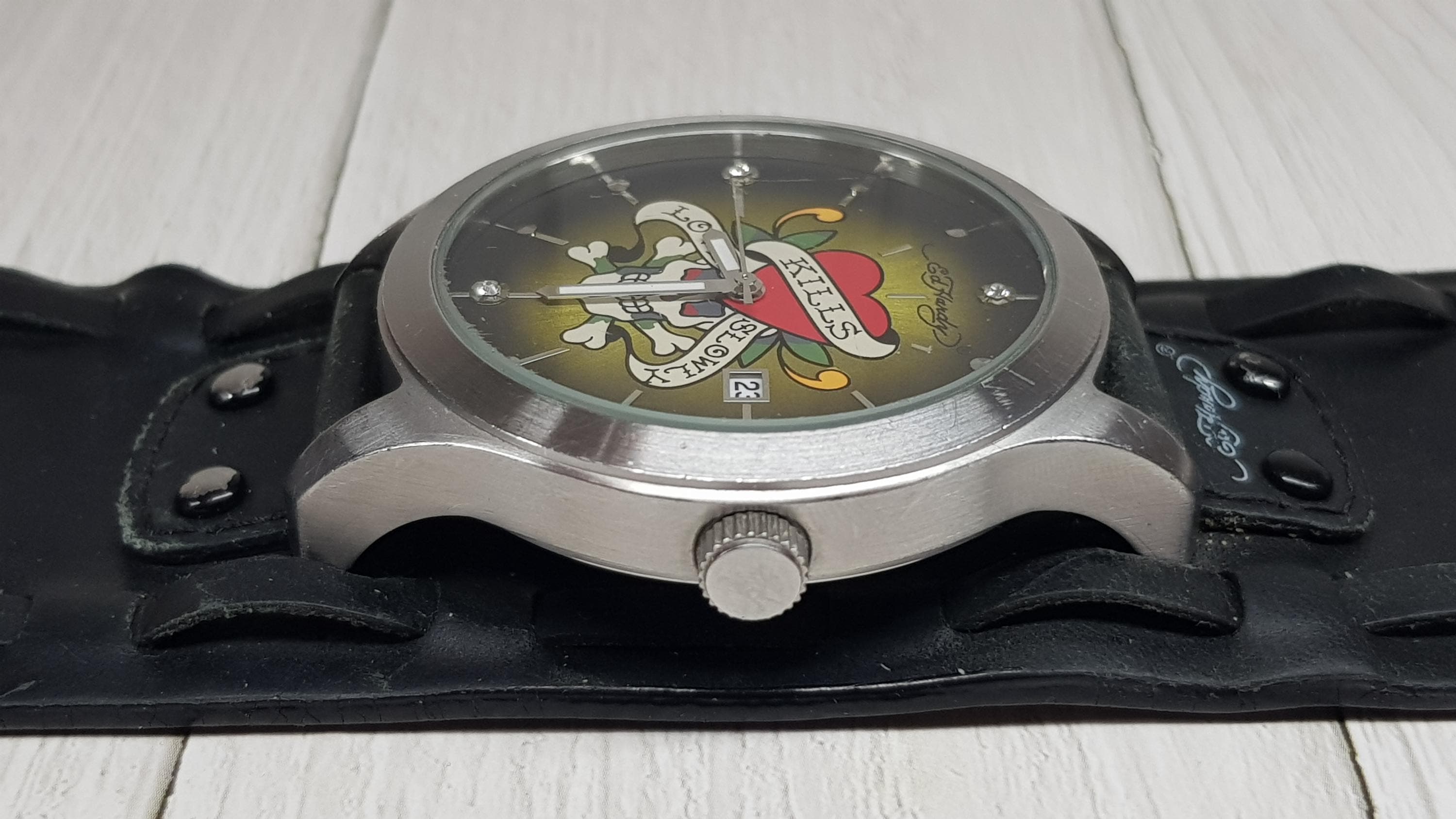 Ed Hardy Skull Herren Uhr Watch, GL-LK11724 - Etsy