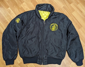 80s Vintage Aviation Flight Jacket Type TP-909 - Black