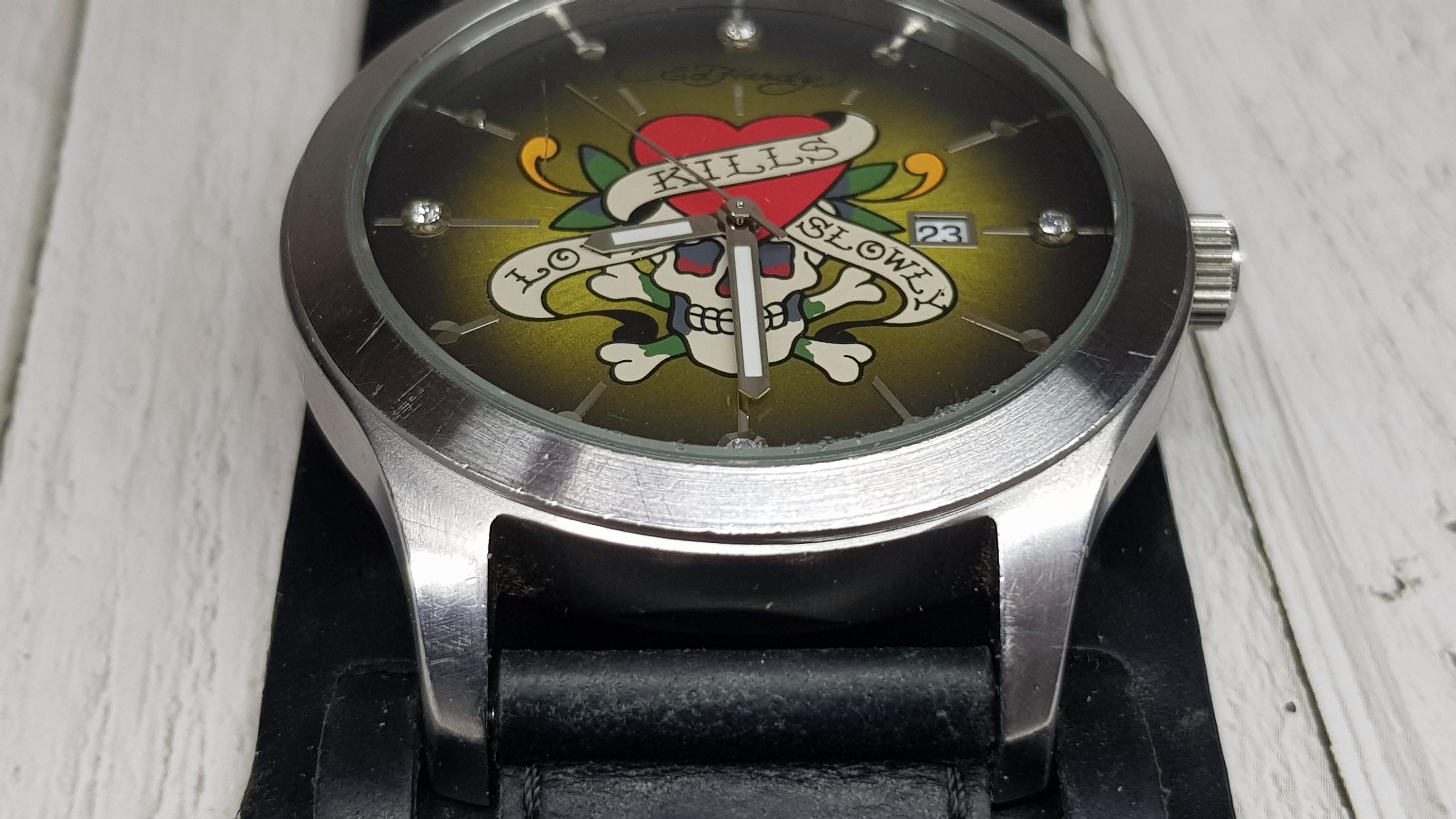 Ed Hardy Skull Herren Uhr Watch, GL-LK11724 - Etsy