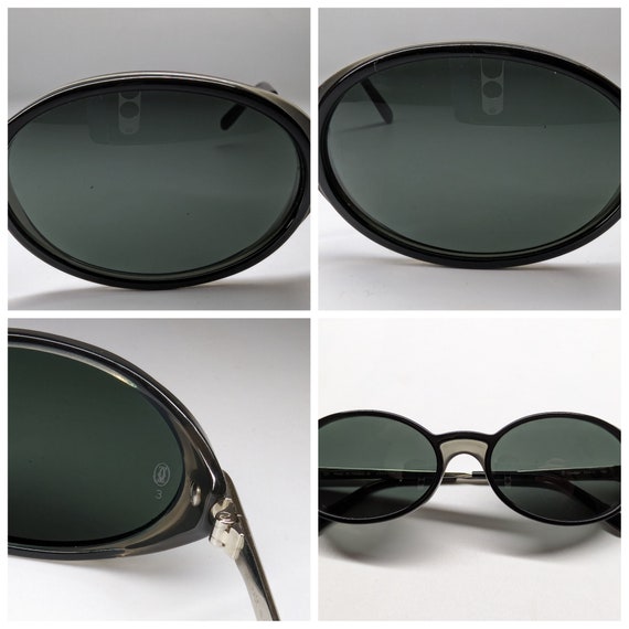 VINTAGE black sunglasses Cartier Paris 130 - image 10