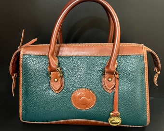 Dooney & Bourke Vintage Ledertasche, 28x19x12 cm.