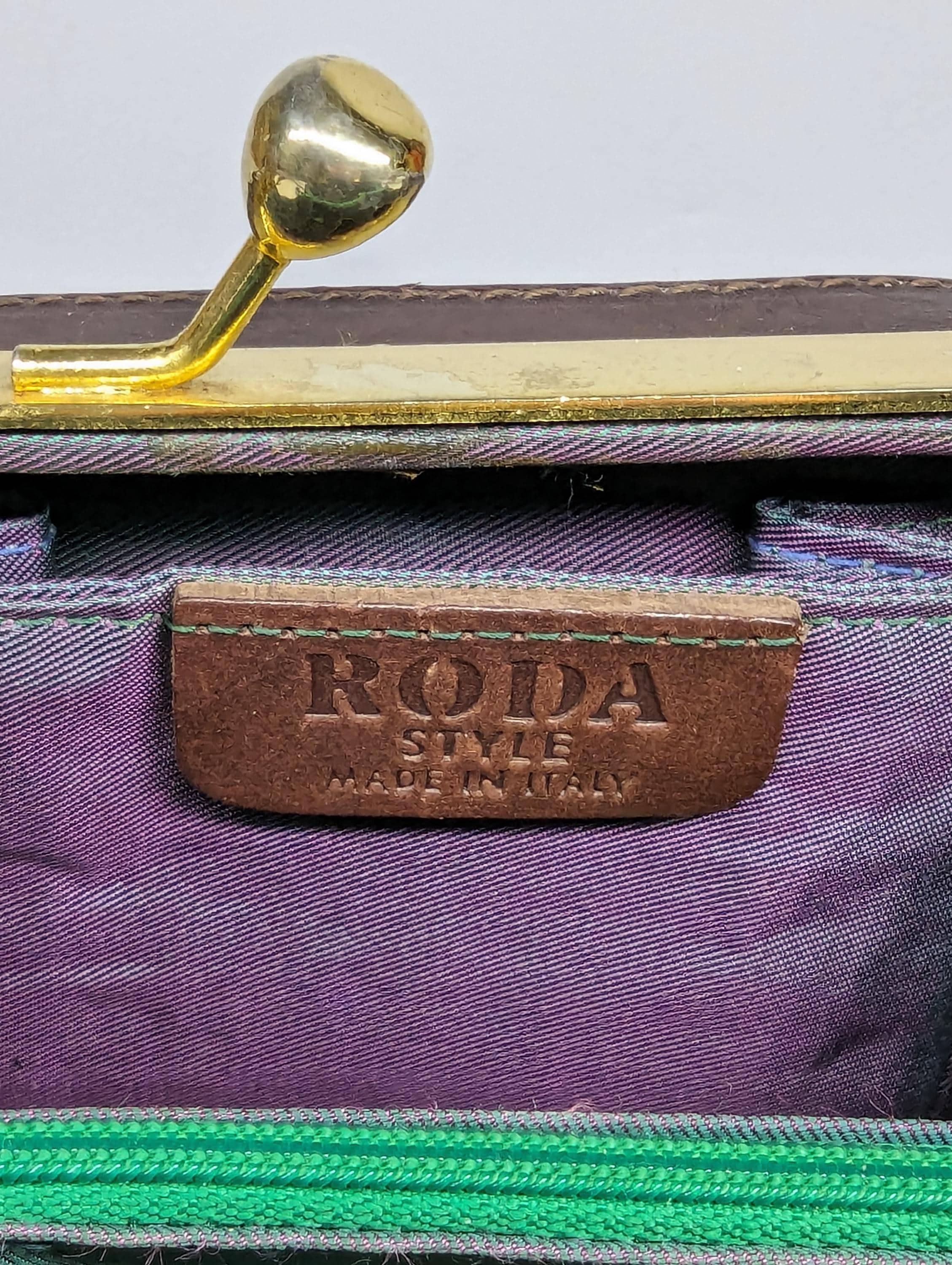 Vintage Bag RODA Style Italy 15x11x6.5 Cm. Etsy