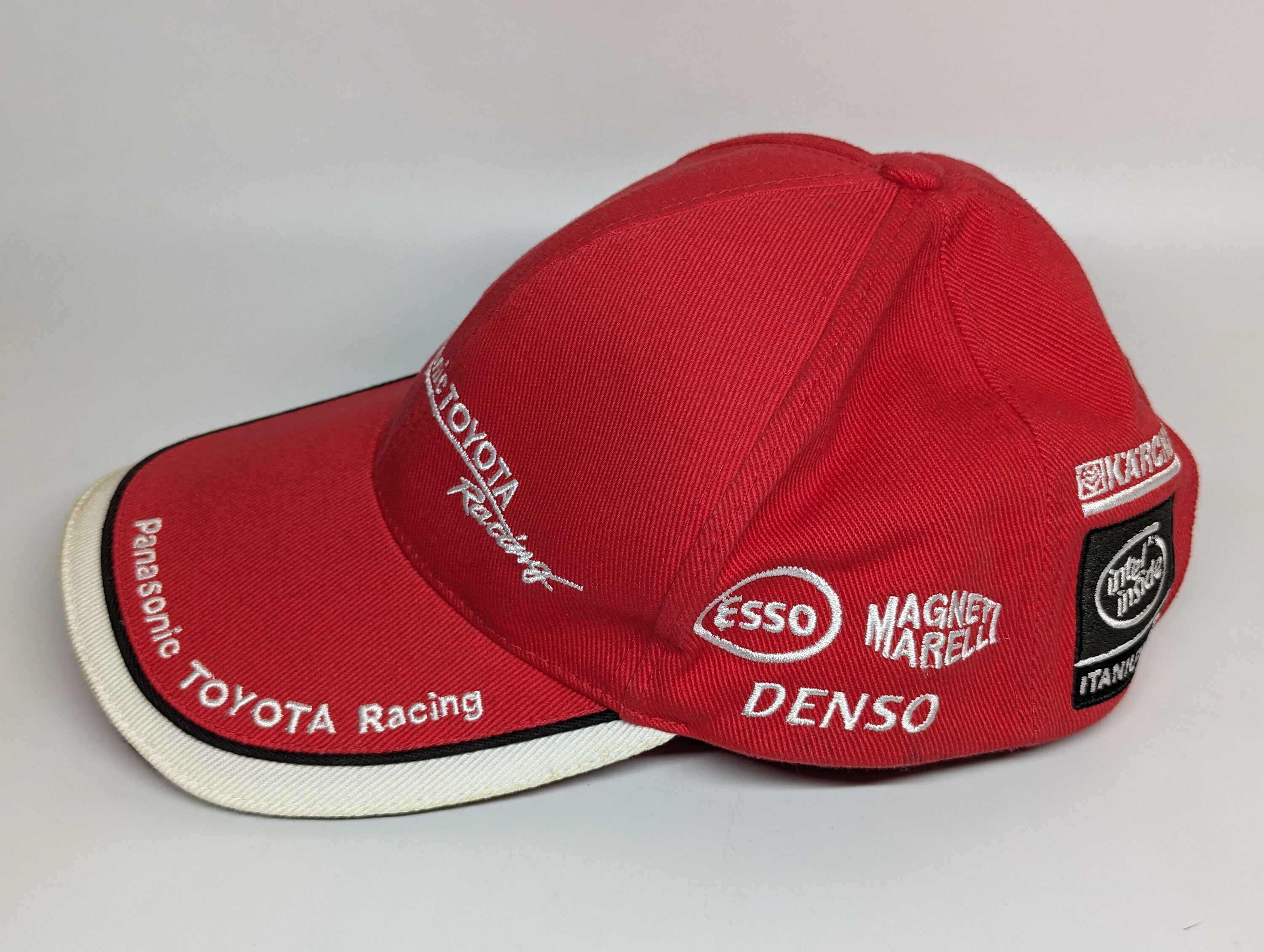 Panasonic TOYOTA Racing Cap 未開封品 Vintage Panasonic Toyota Racing Cap big logo red 00s race