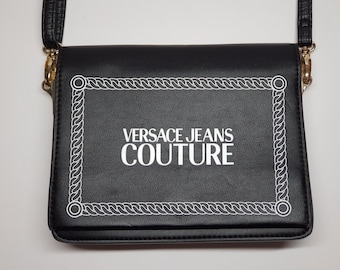 VERSACE JEANS COUNTURE women's bag black, 20x15x5 cm.