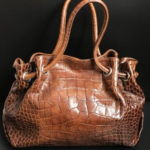 FURLA Leather Bag With Brown Size 43x27x14 Cm - Main Image