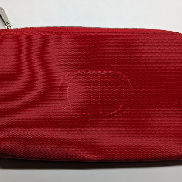DIOR cosmetic bag with CD logo, 21X14 cm.