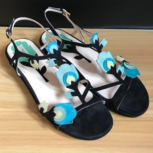 Prada vintage leather sandals | size 38.